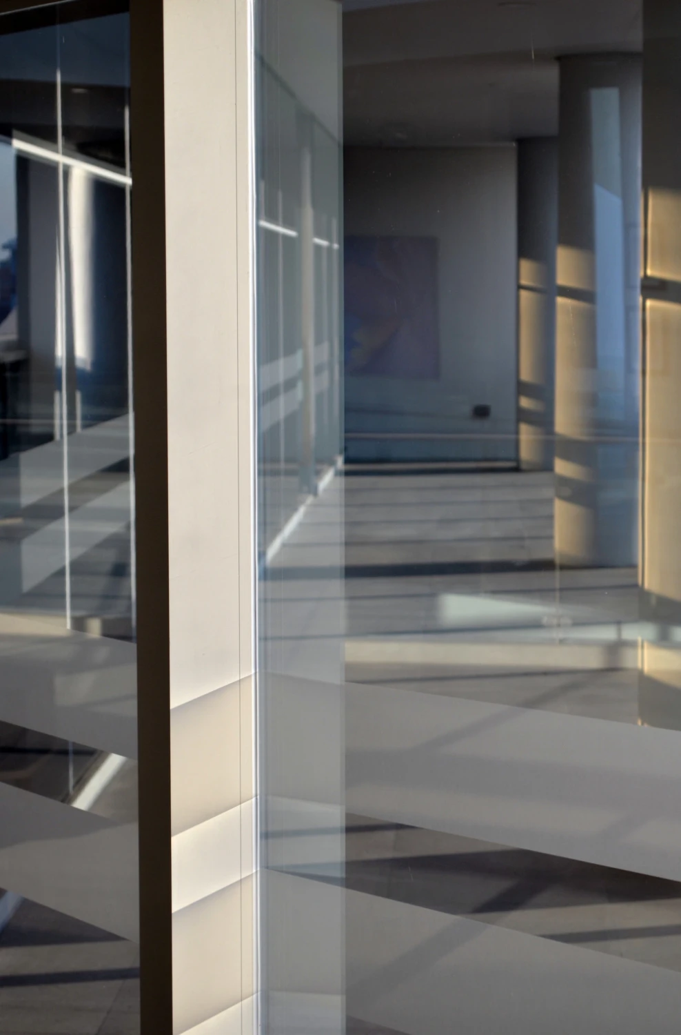 Modern glass installation